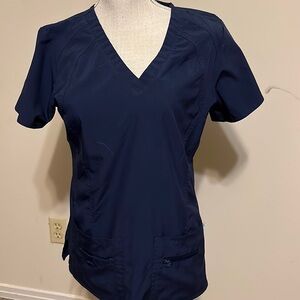 Activate navy scrub top, size medium